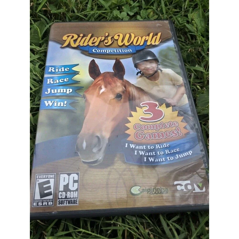 Rider's World Competition PC CD-ROM 3 Complete Games Horse Riding Racing Jumping
